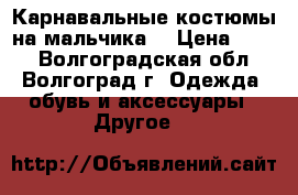 Карнавальные костюмы на мальчика. › Цена ­ 300 - Волгоградская обл., Волгоград г. Одежда, обувь и аксессуары » Другое   